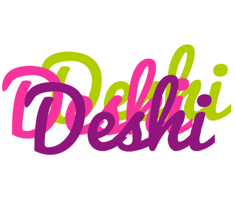 Deshi flowers logo