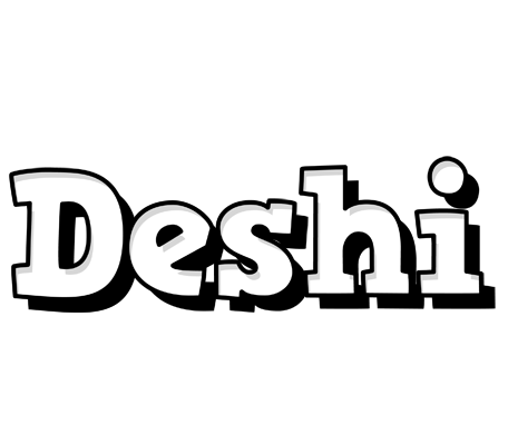 Deshi snowing logo