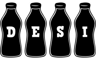 Desi bottle logo