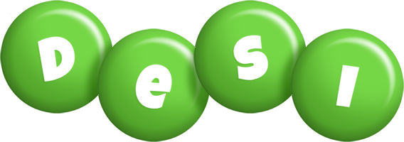 Desi candy-green logo