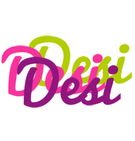 Desi flowers logo