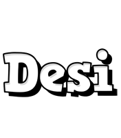 Desi snowing logo