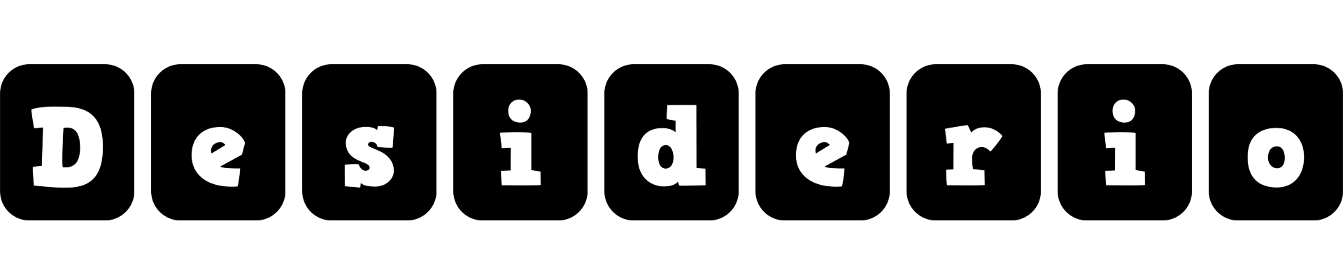 Desiderio box logo