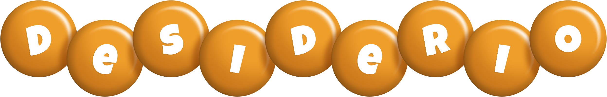 Desiderio candy-orange logo