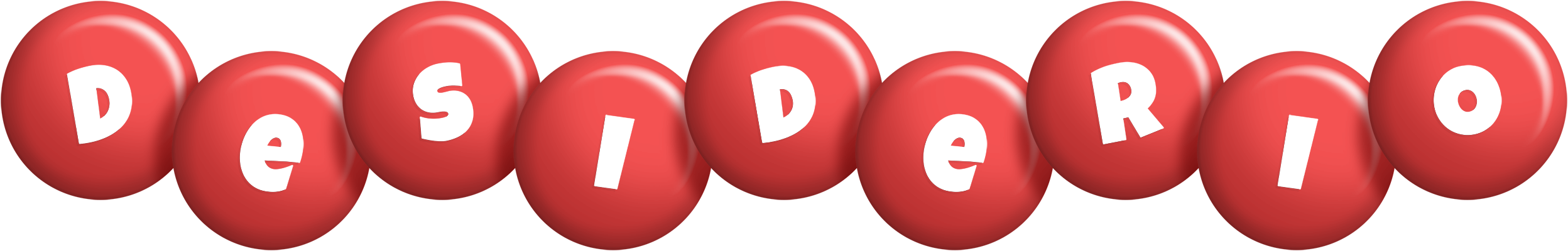 Desiderio candy-red logo