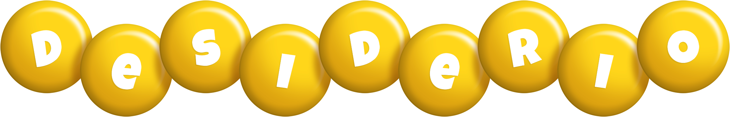 Desiderio candy-yellow logo