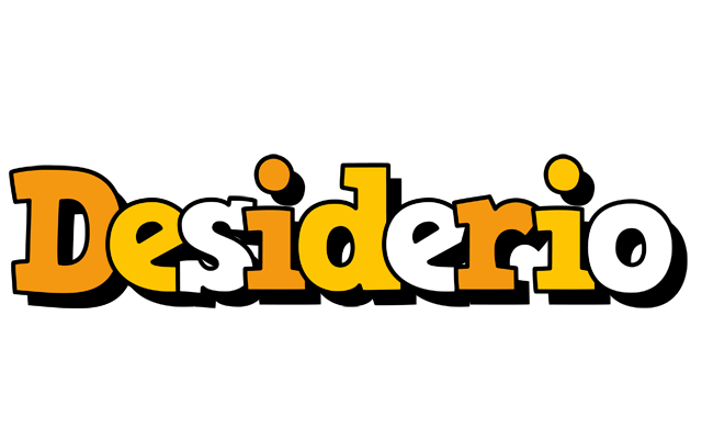 Desiderio cartoon logo