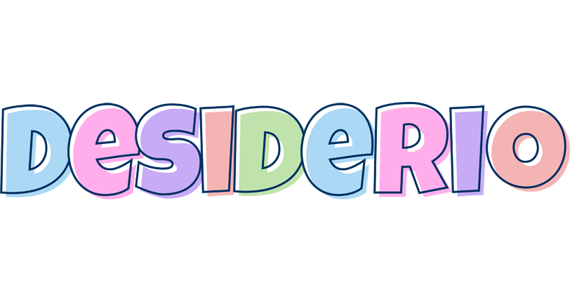 Desiderio pastel logo