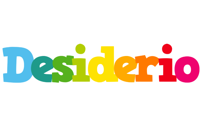 Desiderio rainbows logo