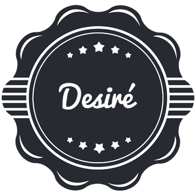 Desiré badge logo