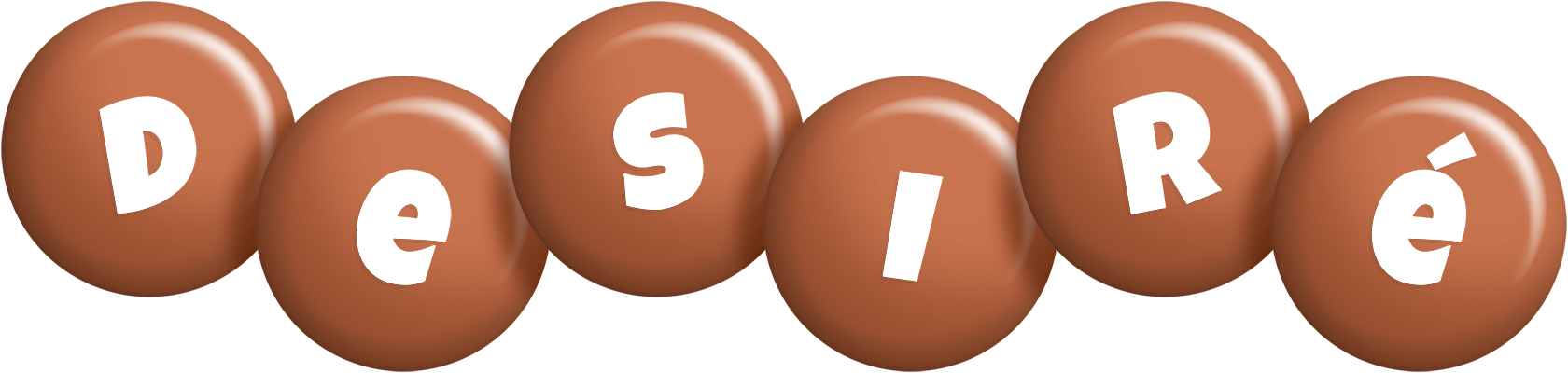 Desiré candy-brown logo