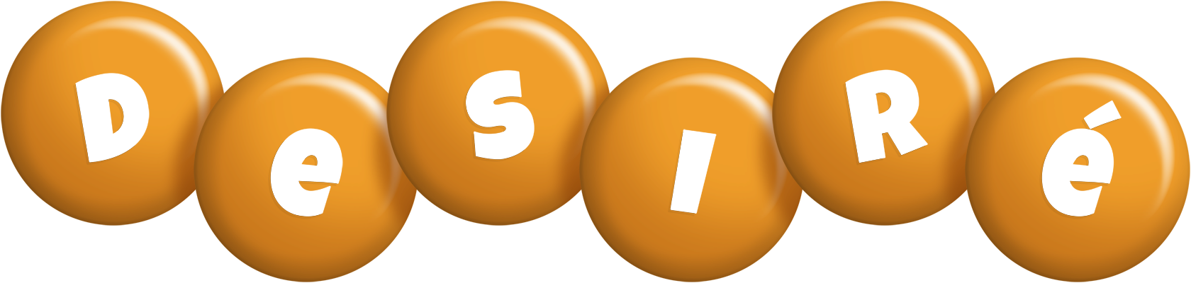 Desiré candy-orange logo