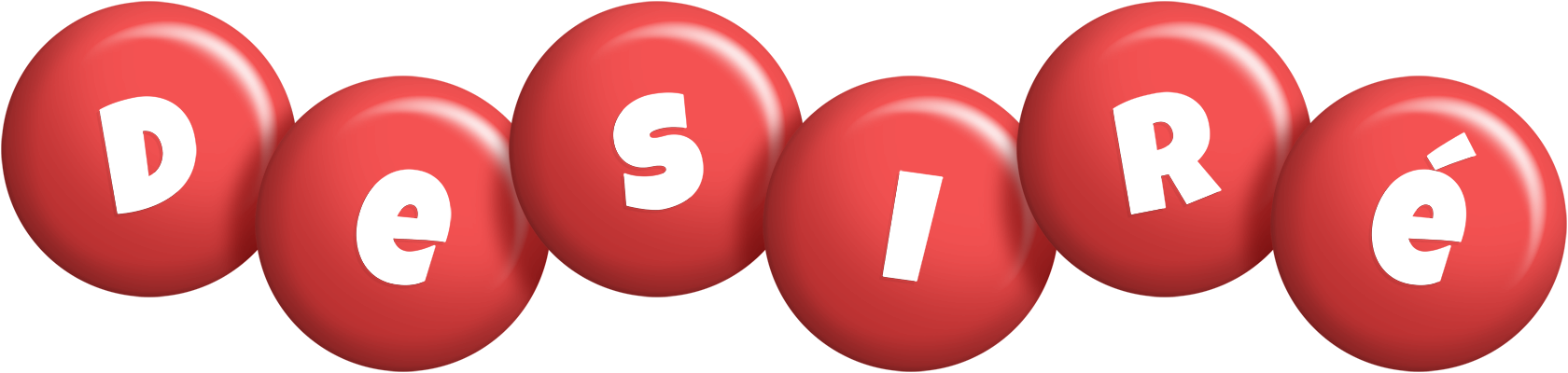 Desiré candy-red logo