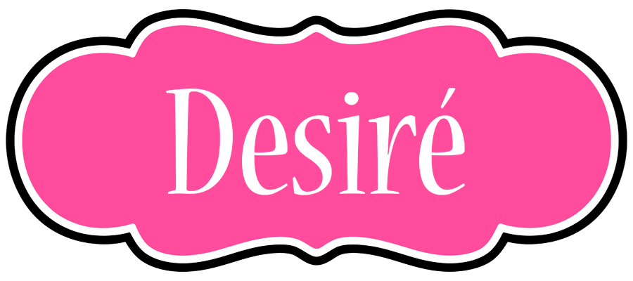 Desiré invitation logo