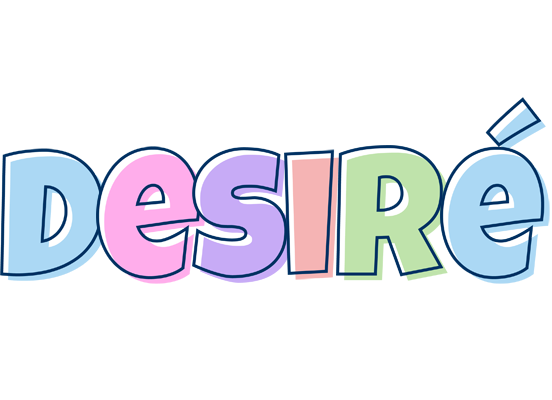 Desiré pastel logo