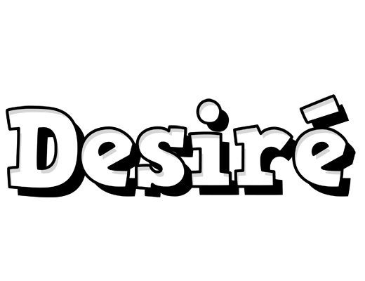 Desiré snowing logo