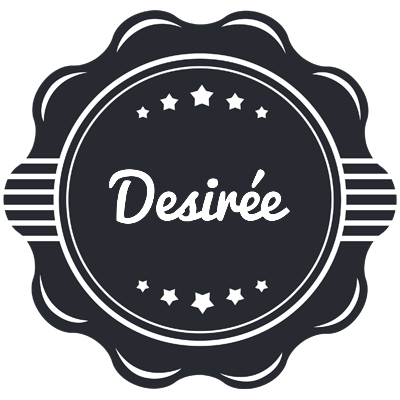 Desirée badge logo