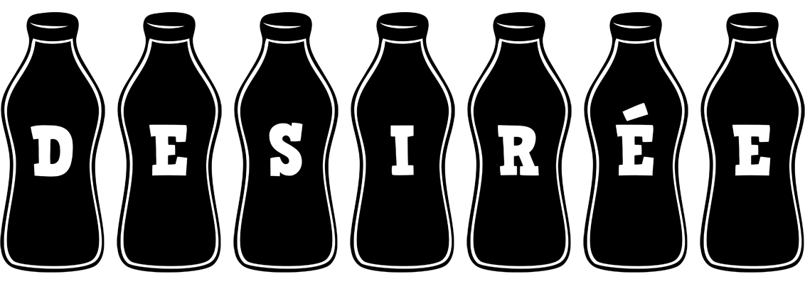 Desirée bottle logo