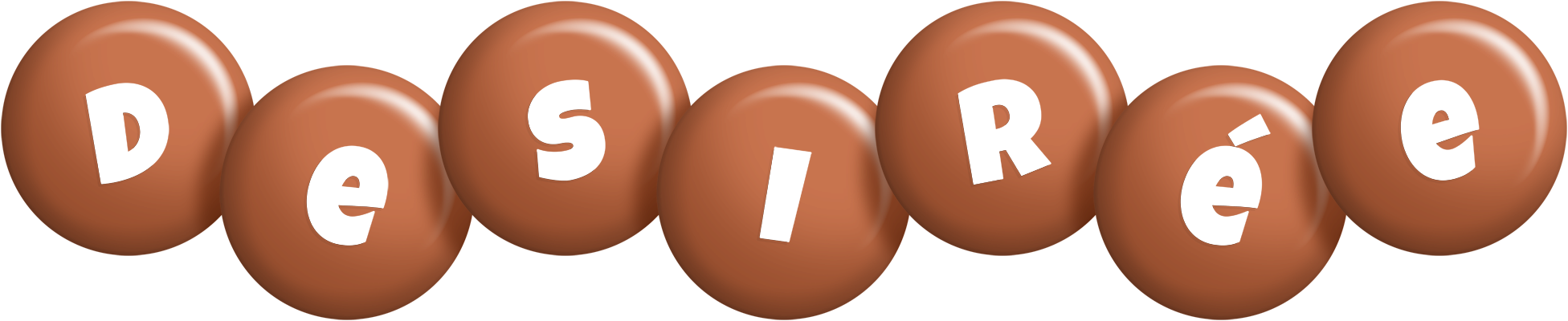 Desirée candy-brown logo