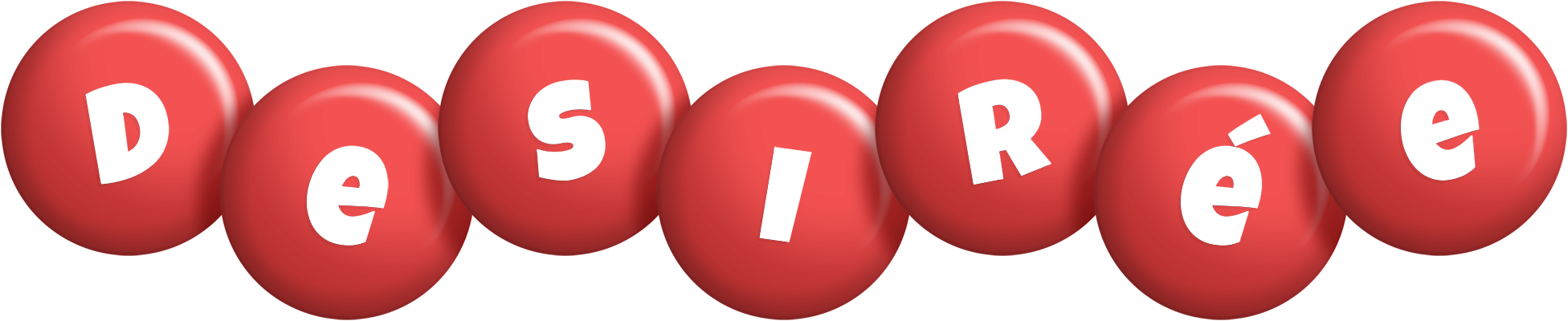 Desirée candy-red logo