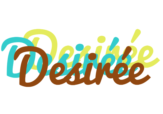 Desirée cupcake logo