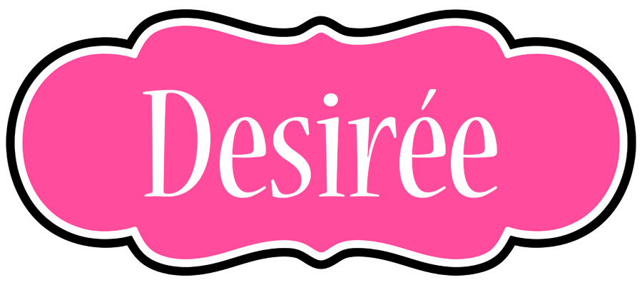 Desirée invitation logo