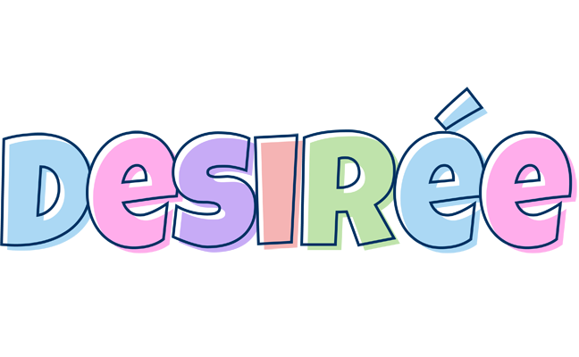 Desirée pastel logo