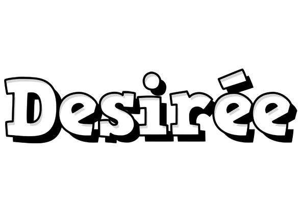Desirée snowing logo