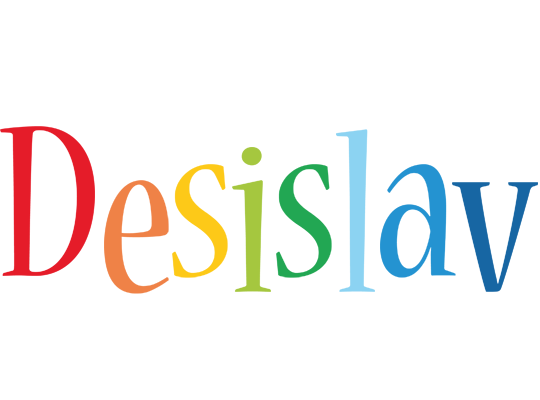 Desislav birthday logo