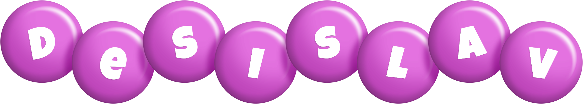 Desislav candy-purple logo