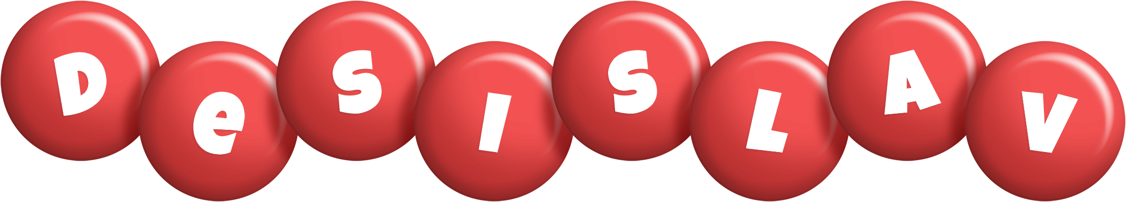 Desislav candy-red logo