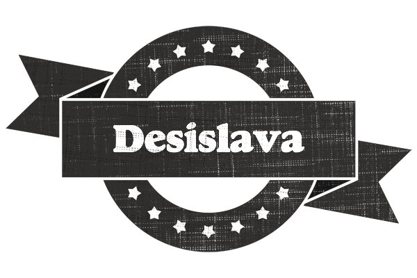 Desislava grunge logo