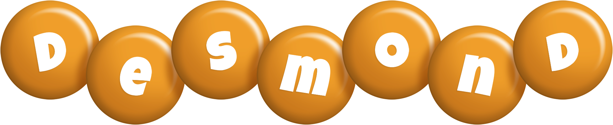 Desmond candy-orange logo