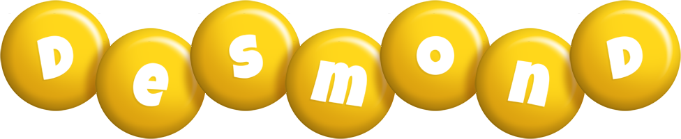 Desmond candy-yellow logo