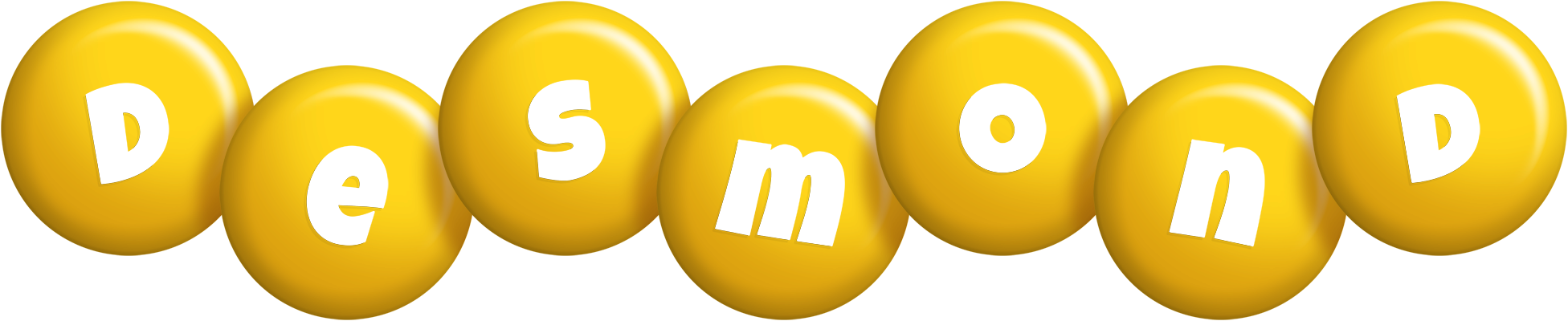 Desmond candy-yellow logo