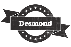 Desmond grunge logo