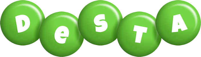 Desta candy-green logo