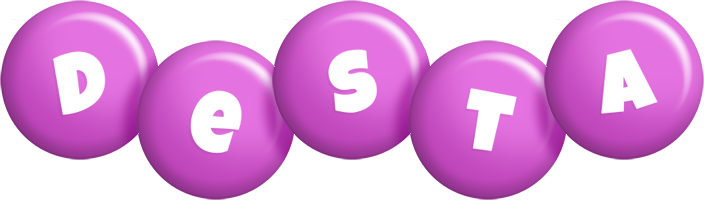 Desta candy-purple logo