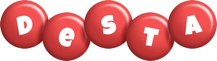 Desta candy-red logo