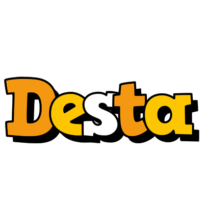 Desta cartoon logo