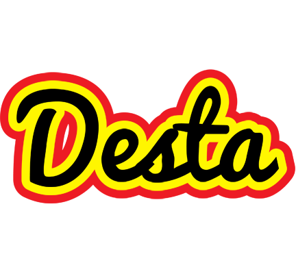 Desta flaming logo
