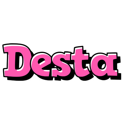 Desta girlish logo