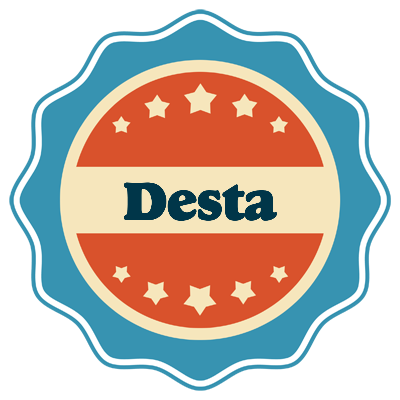 Desta labels logo