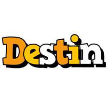 Destin cartoon logo