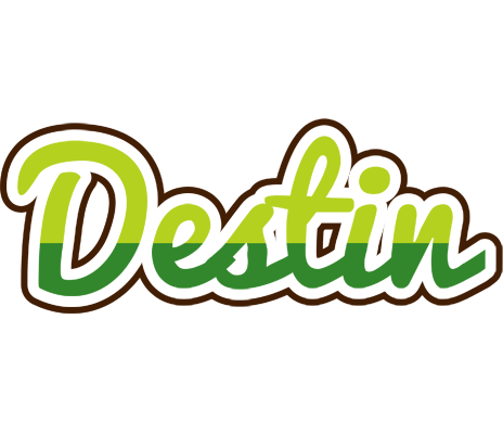 Destin golfing logo