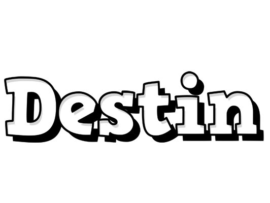 Destin snowing logo