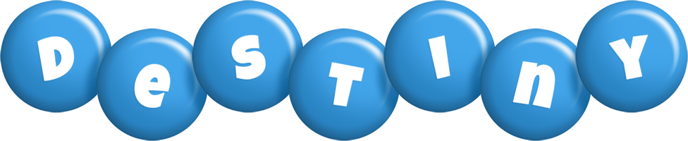 Destiny candy-blue logo