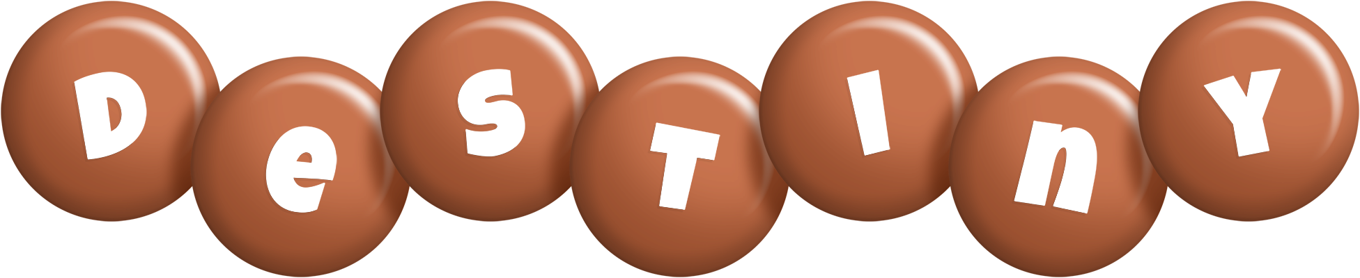 Destiny candy-brown logo