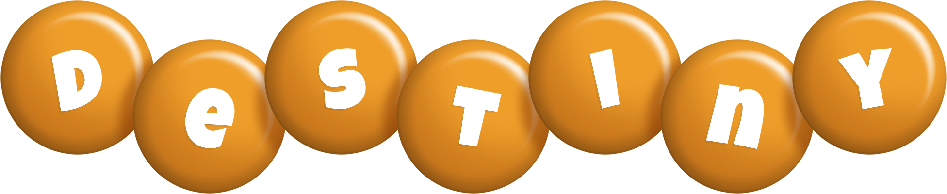 Destiny candy-orange logo
