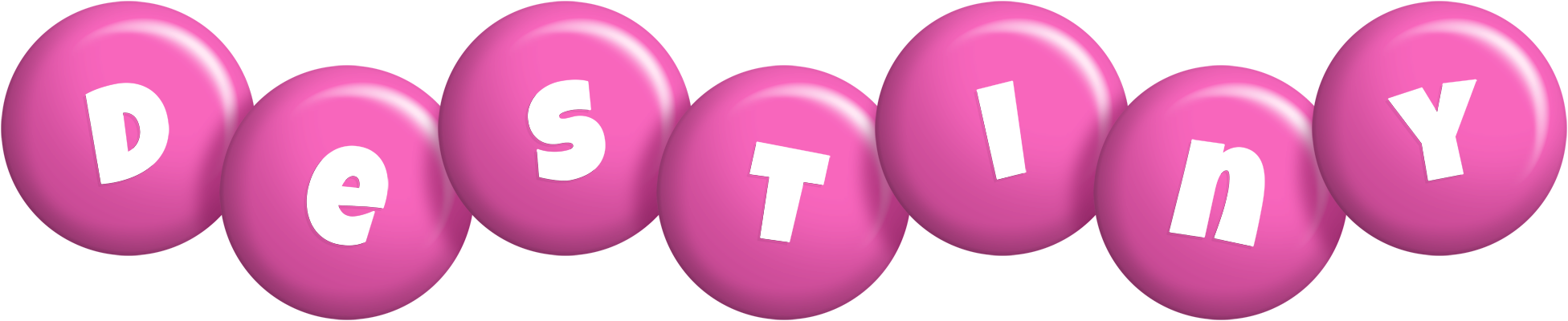 Destiny candy-pink logo